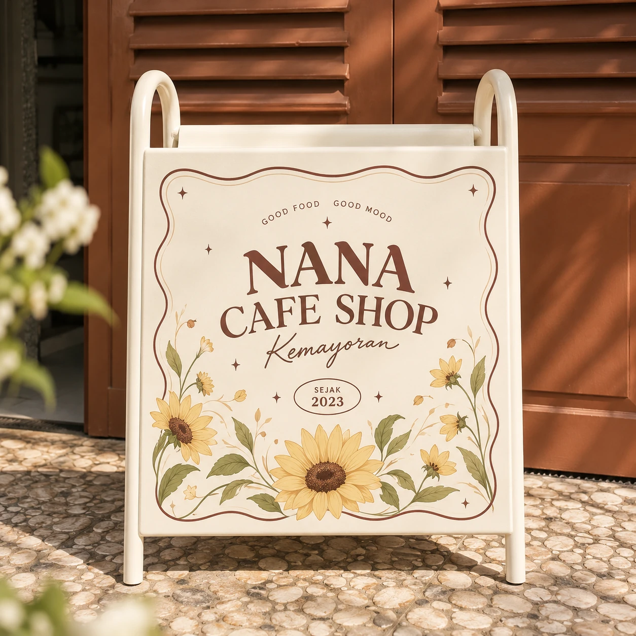 Nana Cafe Shop Signboard