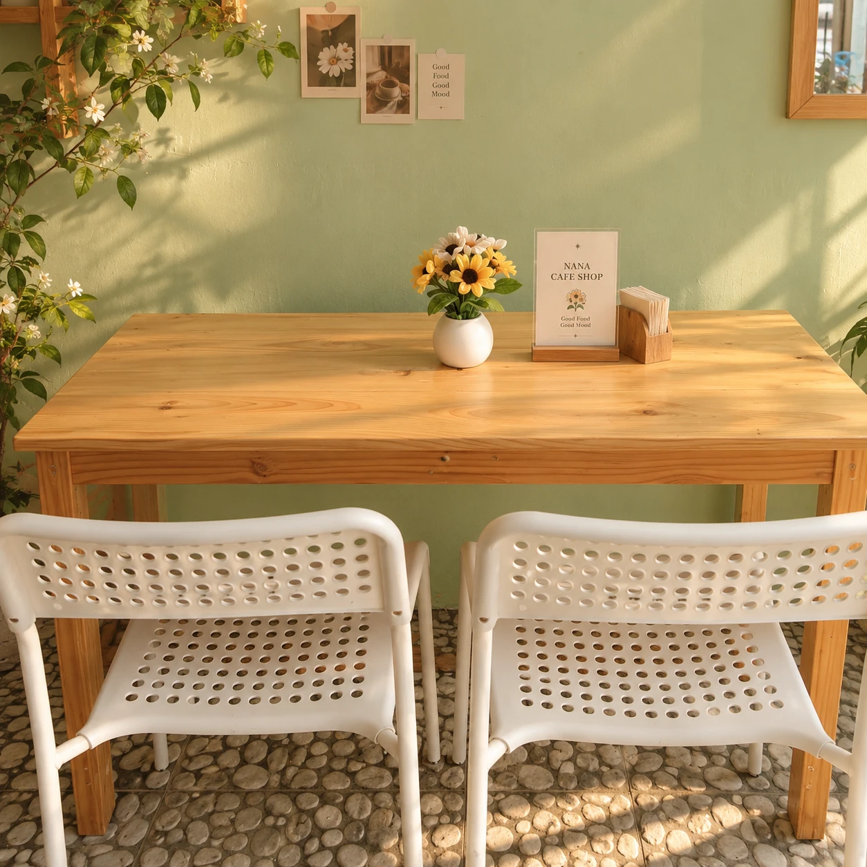 Sunlit Nana Cafe Corner